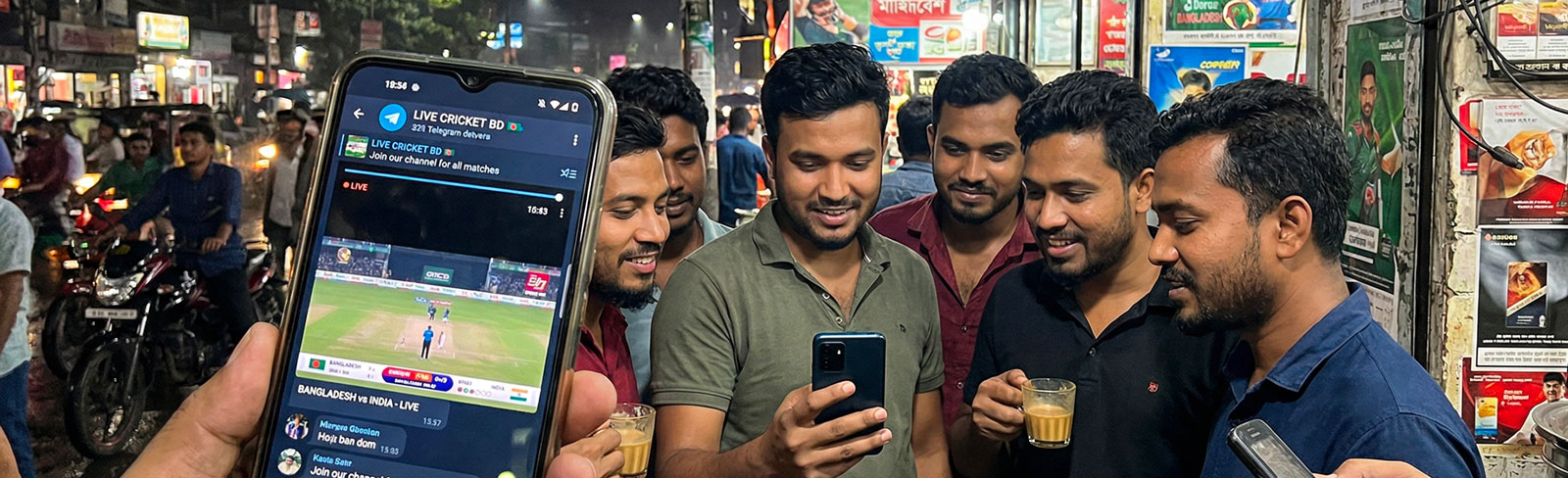 Live Cricket Piracy on Telegram in Bangladesh